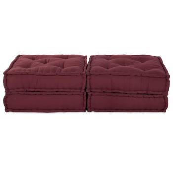 Modulares Sofa 2 pcs Kastanienbraun 70 x 70 x 36 cm Stoff