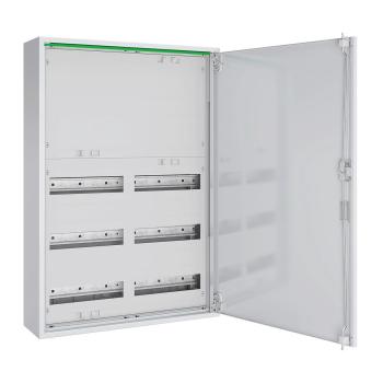 ARDEBO.de ABN Feldverteiler, AP, Tiefe 160mm, mit Volltür, 2x3-reihig (ABNRM205K02)