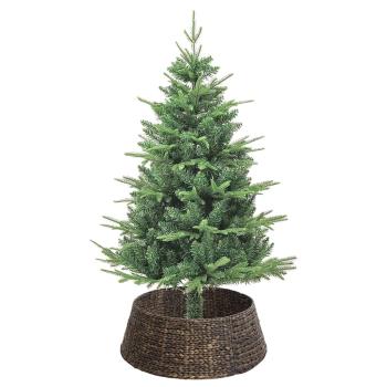 Weihnachtsbaumkragen Schwarz 75 x 75 x 25 cm Wasserhyazinthe