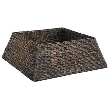 Weihnachtsbaumkragen Schwarz 70 x 70 x 28 cm Wasserhyazinthe