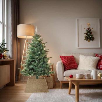 ARDEBO.de - Weihnachtsbaumkragen Braun 60 x 60 x 28 cm das Seegras