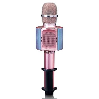 Bluetooth® Karaoke-Mikrofon mit Lautsprecher und Beleuchtung Pink