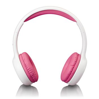 Kinderkopfhörer 85dB mit Aufklebern Pink