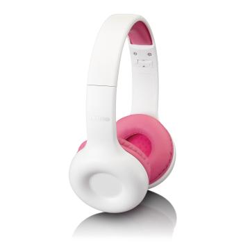 Kinderkopfhörer 85dB mit Aufklebern Pink