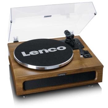 Plattenspieler mit 4 eingebauten Lautsprechern und Bluetooth-Empfang Wood