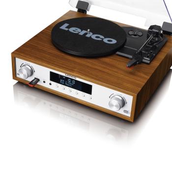HiFi-Stereoanlage mit Plattenspieler, DAB+/FM-Radio und Bluetooth® Wood