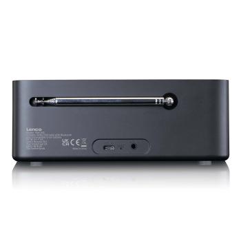 DAB/FM mit 2,4"-Farbdisplay Bluetooth®-Akku Schwarz