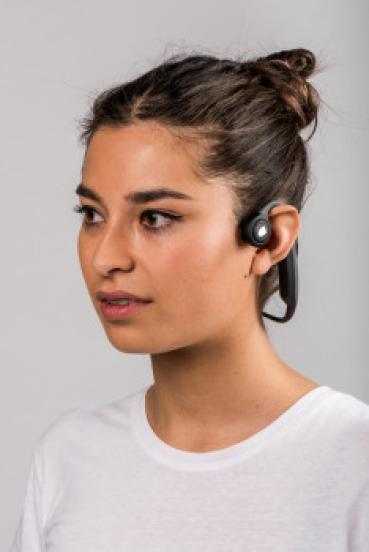 Bone Conduction Bluetooth-Kopfhörer Schwarz