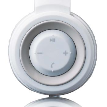 Bluetooth-Kopfhörer mit Spritzwasserschutz Weiß