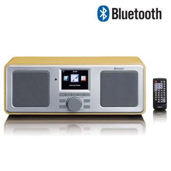 Internetradio WIFI FM Bluetooth® USB Holz