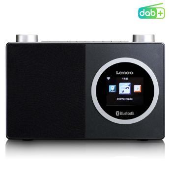 ARDEBO.de - Internetradio mit Farbdisplay und Bluetooth® Schwarz