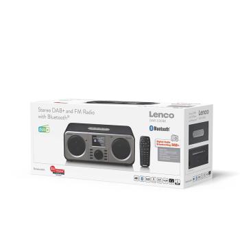 Stereo DAB+ FM Radio mit Bluetooth® Schwarz
