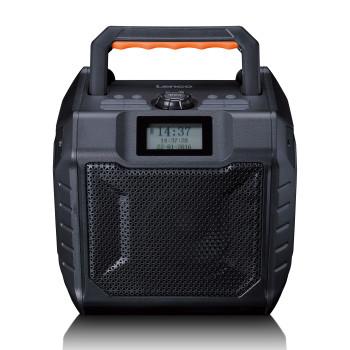 ARDEBO.de - Leistungsstarkes tragbares DAB+/FM-Radio für den Außenbereich mit Bluetooth® IPX5 wasserdicht Grau