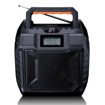 Leistungsstarkes tragbares DAB+/FM-Radio für den Außenbereich mit Bluetooth® IPX5 wasserdicht Grau