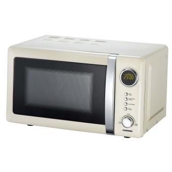 ARDEBO.de - Mikrowelle elektronisch 20L 700W Creme