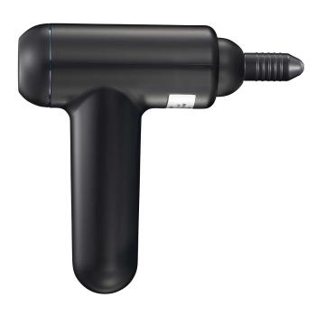 ARDEBO.de - Wiederaufladbare Massagepistole mit LED 4 Köpfe Schwarz