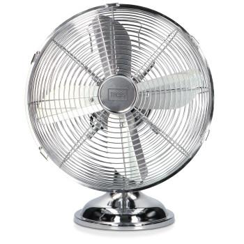 ARDEBO.de - Trebs Tischventilator Metall 12 Zoll Silber