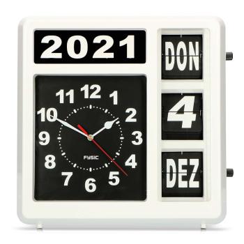Große deutschsprachige analoge Uhr