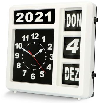 Große deutschsprachige analoge Uhr
