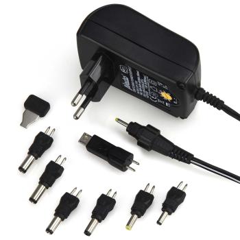 Universal-Öko-Netzadapter 1500 mA schwarz