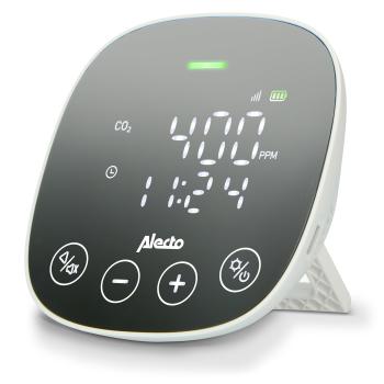 CO2-Messgerät mit NDIR-Sensor und Feuchtigkeitsmesser
