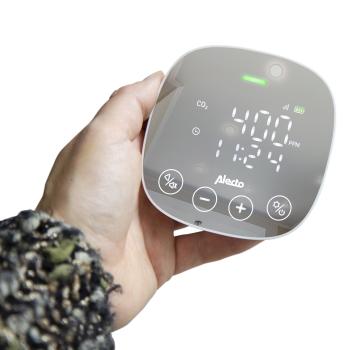 CO2-Messgerät mit NDIR-Sensor und Feuchtigkeitsmesser
