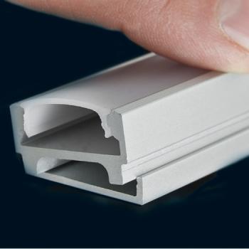 RUTEC Profi-Alu-Profil 12mm, 2m Aluminium eloxiert