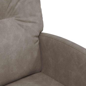 Esszimmerstühle mit Rad 2 pcs Grau 57 x 67 x 95 cm Kunstleder