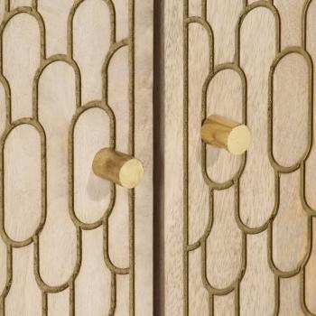 Waschbeckenunterschrank 62x33x58 cm Massivholz Mango
