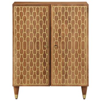 Beistellschrank 60x33x75 cm Massivholz Mango