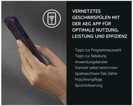 AEG GI8200A2SG 8000 Vollintegrierter Geschirrspüler, 60 cm breit, 14 Maßgedecke, SatelliteClean Pro, ZoneClean, AquaSave, SmartSelect Connect Display, AirDry, Besteckschublade (911473014)