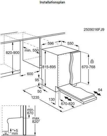 AEG GI8200A2SG 8000 Vollintegrierter Geschirrspüler, 60 cm breit, 14 Maßgedecke, SatelliteClean Pro, ZoneClean, AquaSave, SmartSelect Connect Display, AirDry, Besteckschublade (911473014)