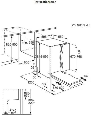 AEG GI7200B1SG 7000 Vollintegrierter Geschirrspüler, 60 cm breit, 13 Maßgedecke, AquaSave, SmartSelect Connect Display, AirDry, ExtraSilent, Besteckkorb (911472009)