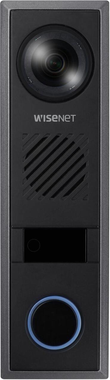 ARDEBO.de Hanwha Vision 2MP Gegensprechanlage, IR 5m, PoE: 12VDC, IP65, IK08, schwarz (TID-600R)