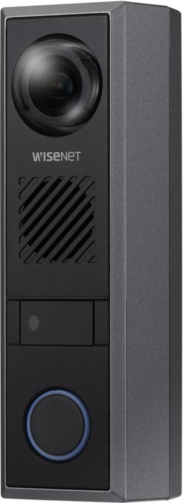 Hanwha Vision 2MP Gegensprechanlage, IR 5m, PoE: 12VDC, IP65, IK08, schwarz (TID-600R)