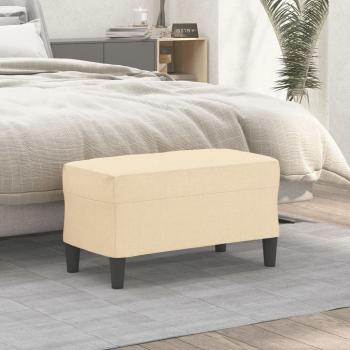 ARDEBO.de - Sitzbank Creme 70x35x41 cm Stoff
