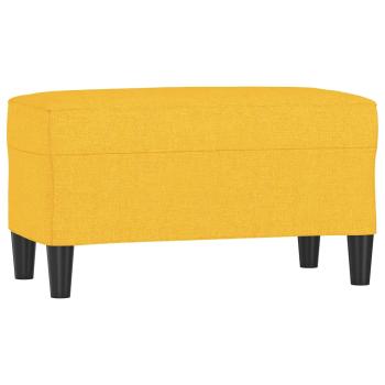 Sitzbank Hellgelb 70x35x41 cm Stoff