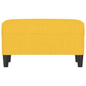 Sitzbank Hellgelb 70x35x41 cm Stoff