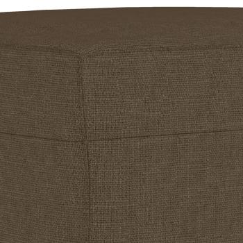Sitzbank Braun 100x35x41 cm Stoff