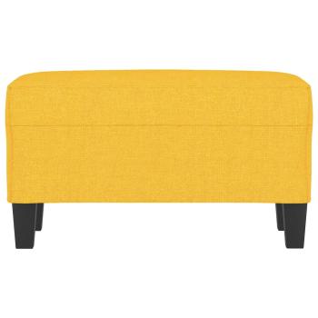 Sitzbank Hellgelb 70x35x41 cm Stoff