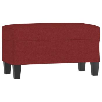 Sitzbank Weinrot 70x35x41 cm Stoff