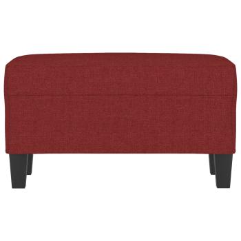 Sitzbank Weinrot 70x35x41 cm Stoff