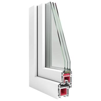 Kellerfenster "RISOR" 80x60 cm Drehkipp DIN Links Weiß