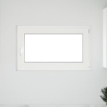 Kellerfenster "RISOR" 100x60 cm Drehkipp DIN Rechts Weiß