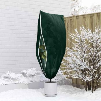 Frostschutzpflanzenfleeceabdeckungen 5 pcs Grün 1,55 x 1 m