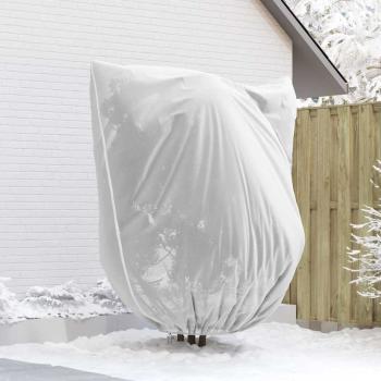 Frostschutzpflanzenfleeceabdeckungen 3 pcs Weiß 2,4 x 2 m