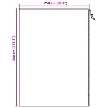 Frostschutzpflanzenfleeceabdeckungen 3 pcs Weiß 3,5 x 2,5 m