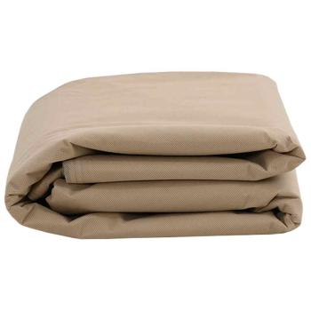 Frostschutzpflanzenfleeceabdeckungen 3 pcs Beige 2,4 x 2 m