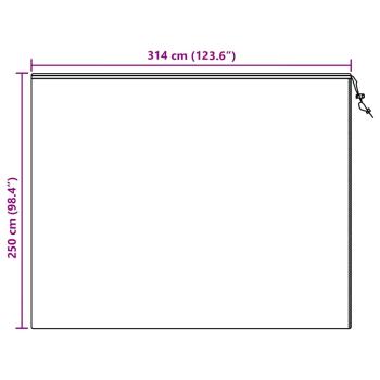 Frostschutzpflanzenfleeceabdeckungen 3 pcs Beige 3,5 x 3,93 m
