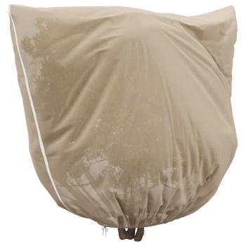 Frostschutzpflanzenfleeceabdeckungen 3 pcs Beige 3,5 x 3,93 m